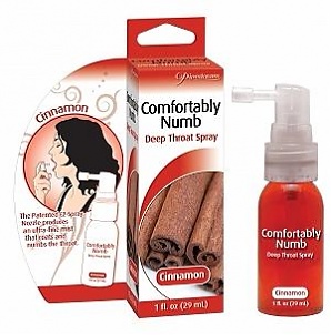 Comfortably Numb Deep Throat Spray - Cinnamon