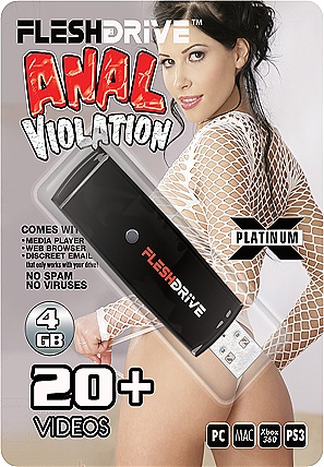 20+ Anal Violations Video on 4gb usb FLESHDRIVE