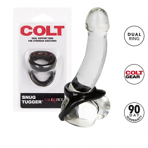 Colt Snug Tugger Cock Ring - Black (se-6845-03-2)