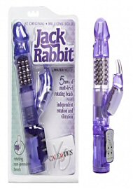 Waterproof Jack Rabbit Vibrator- Purple
