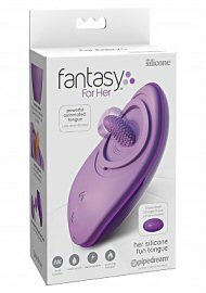 Fantasy For Her Her Silicone Fun Tongue - Purple (197297.0)